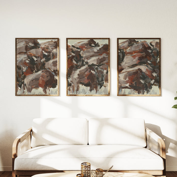 The Wild West Triptych - Set of 3