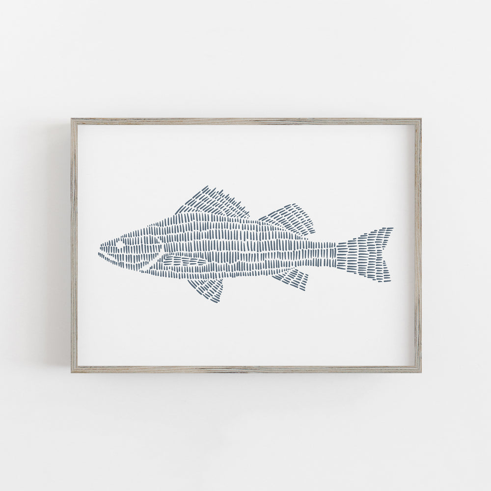 Perch Fish Study  - Art Print or Canvas - Jetty Home