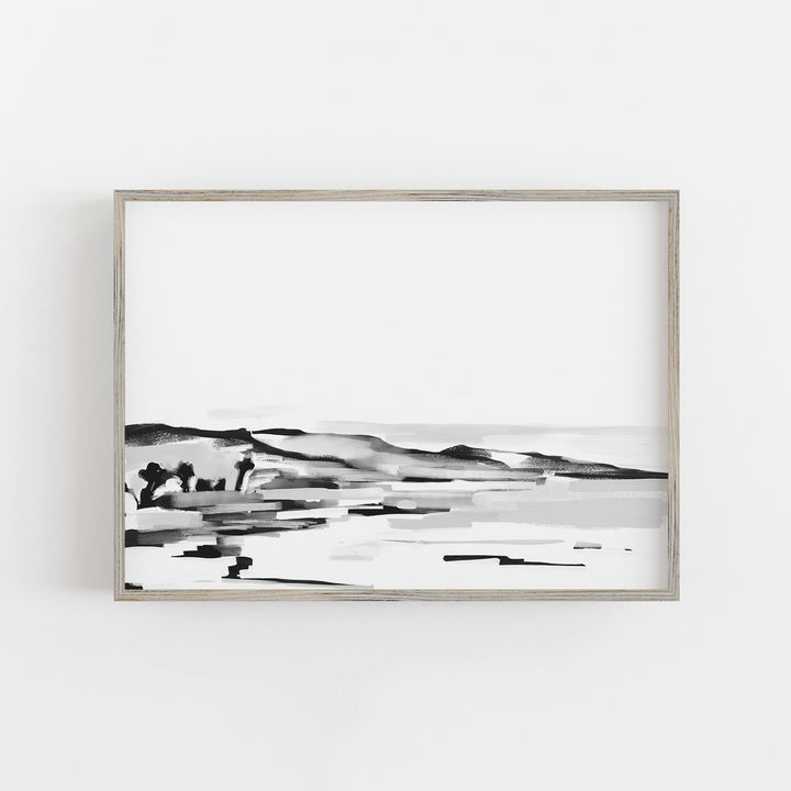 Black & White Seascape Moments - Art Print or Canvas - Jetty Home