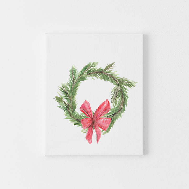 Watercolor Christmas Wreath - Jetty Home