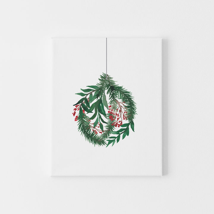Watercolor Christmas Ornament - Jetty Home