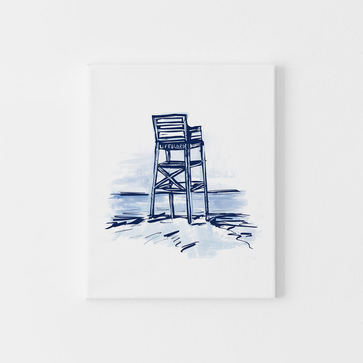 Blue Lifeguard Tower - Jetty Home