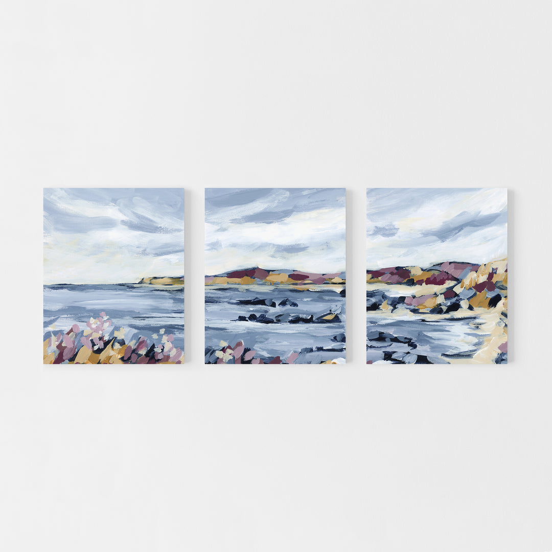 The Northern Coast Triptych - Set of 3 - Jetty Home