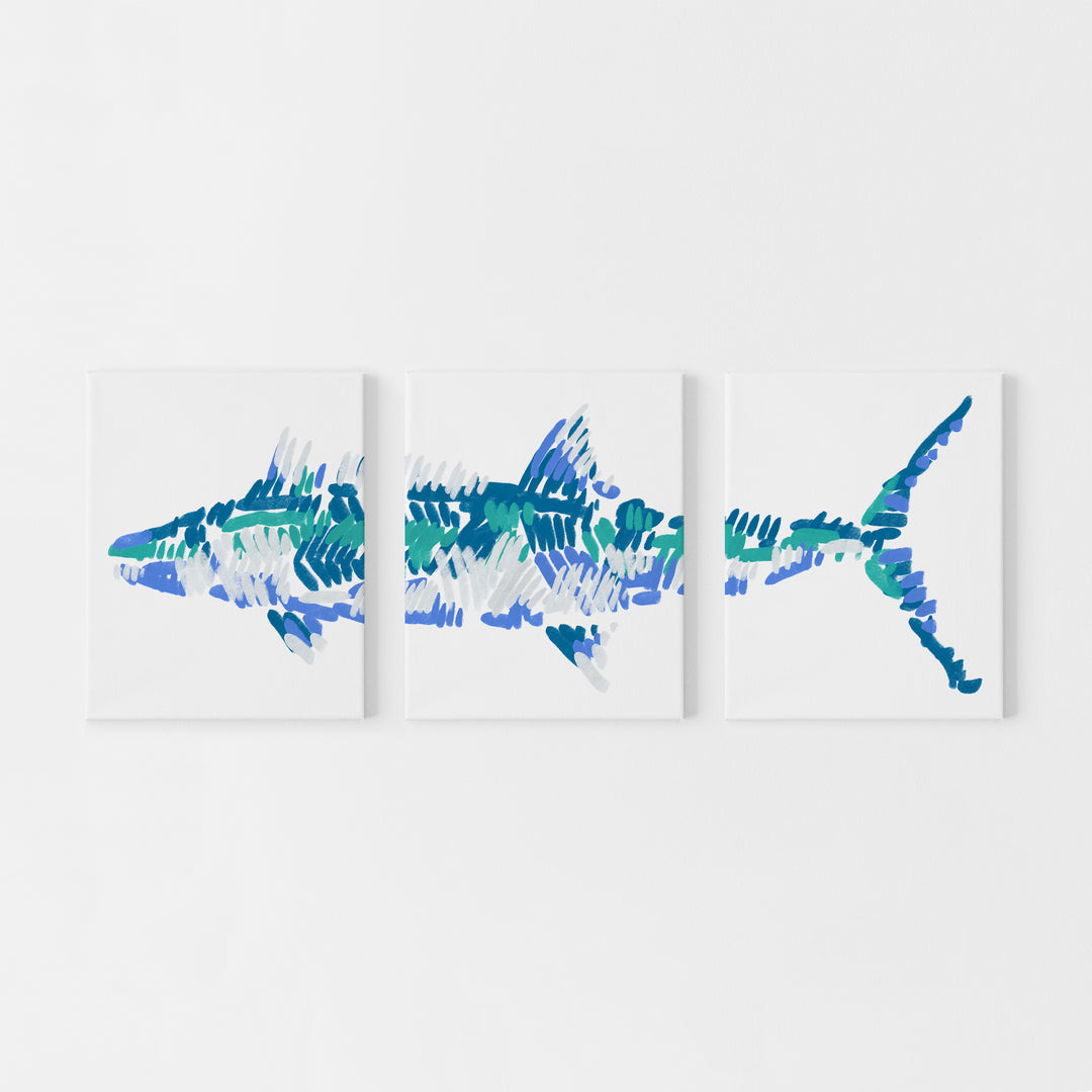 The Kingfish Triptych - Set of 3