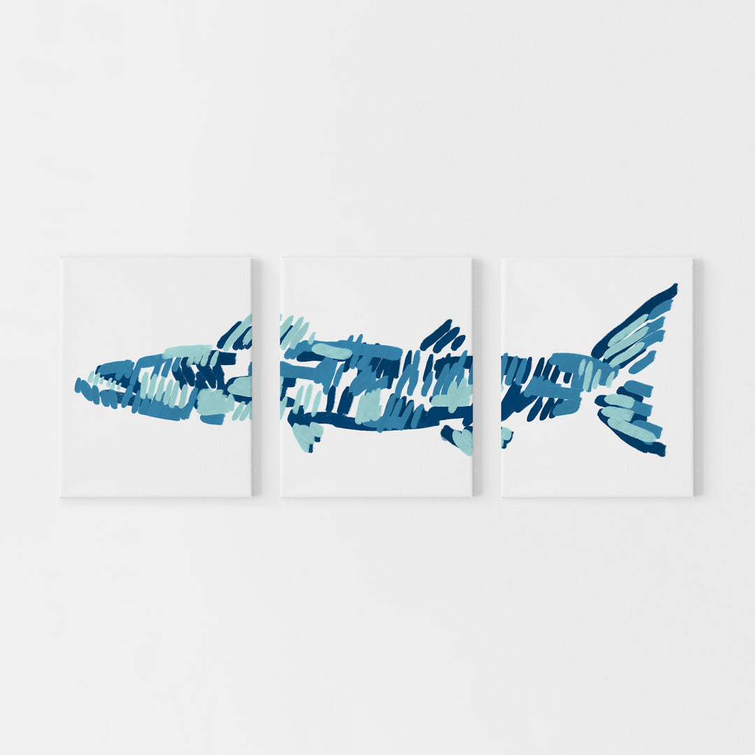 The Barracuda Triptych - Set of 3