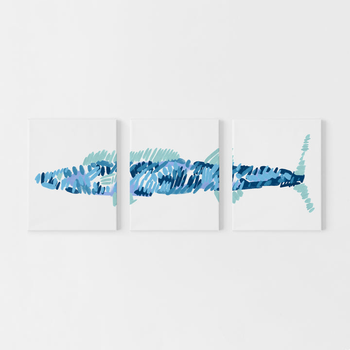 The Wahoo Triptych - Set of 3
