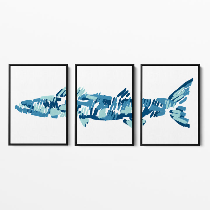 The Barracuda Triptych - Set of 3