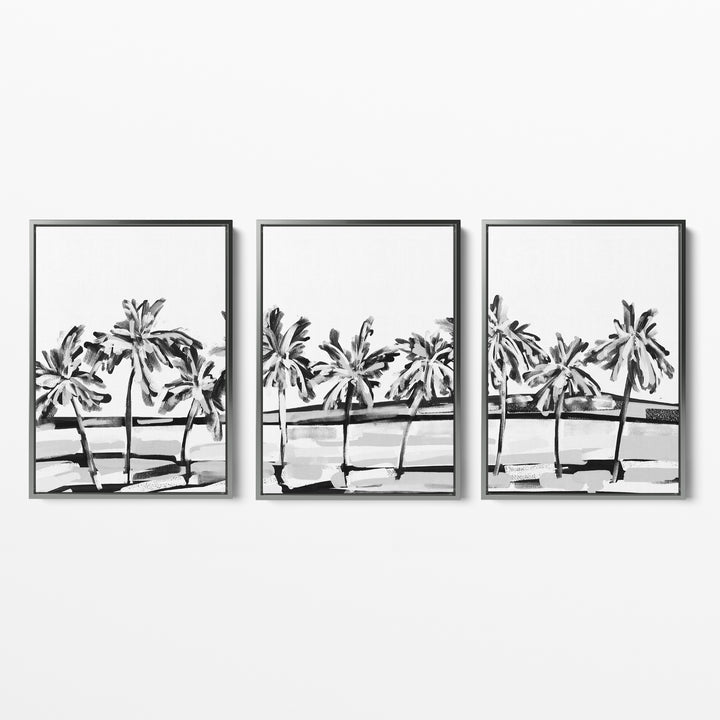 Black & White Island Views - Set of 3 - Jetty Home