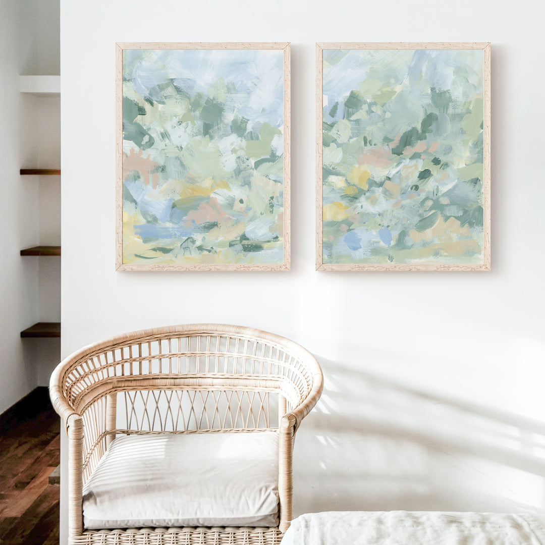 The Meadow Diptych - Set of 2 - Jetty Home
