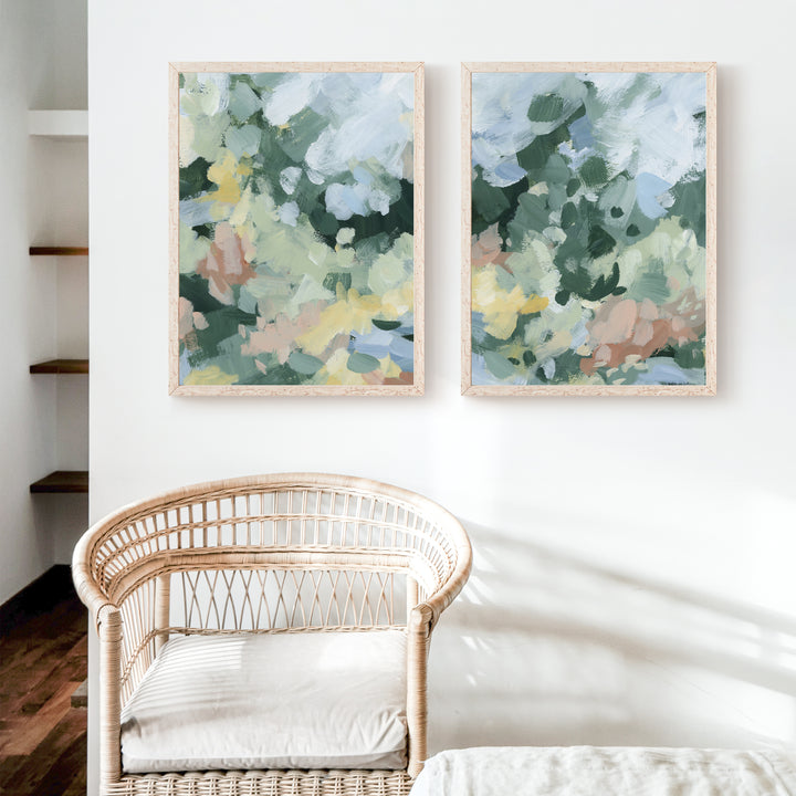Floral Echoes Diptych - Set of 2 - Jetty Home