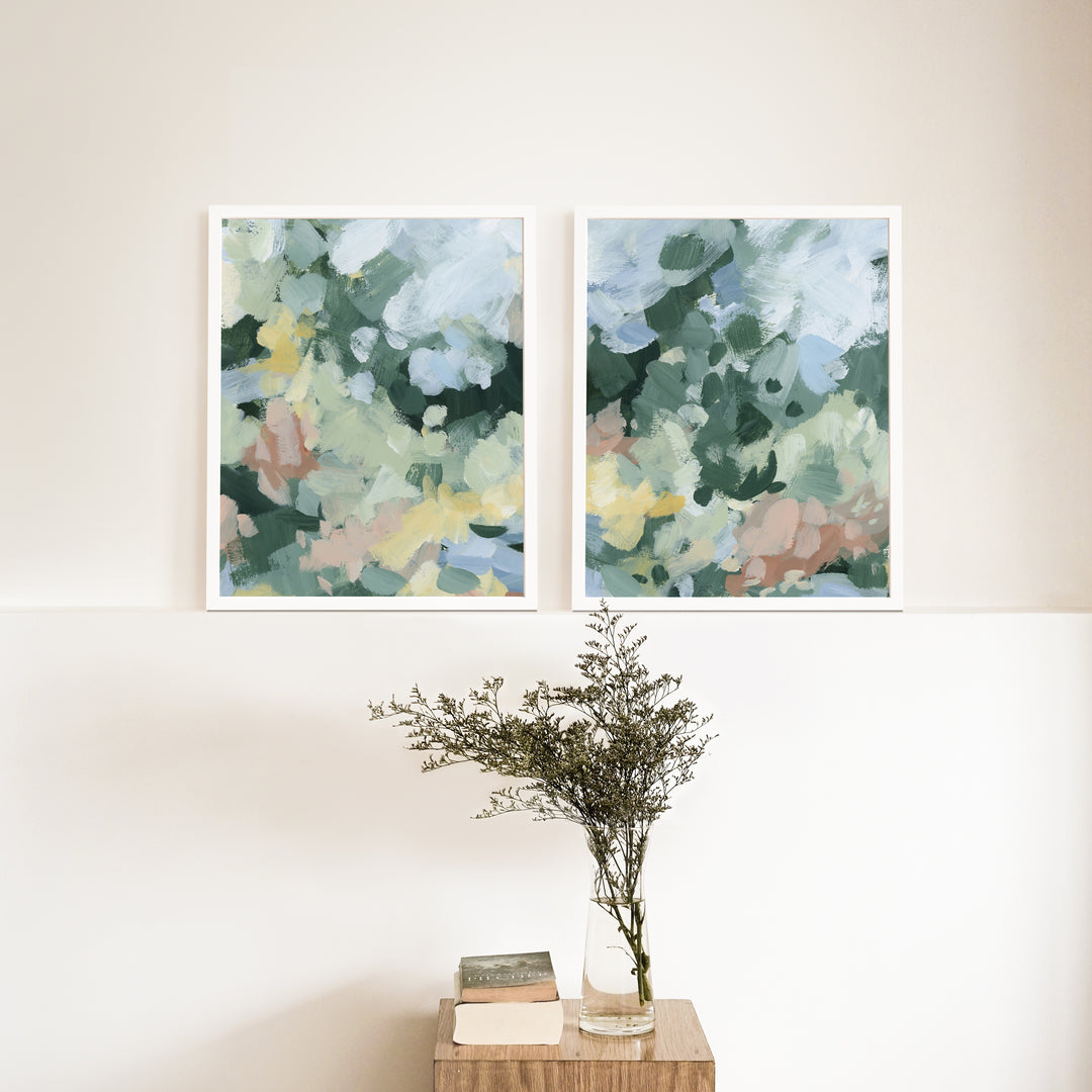 Floral Echoes Diptych - Set of 2 - Jetty Home