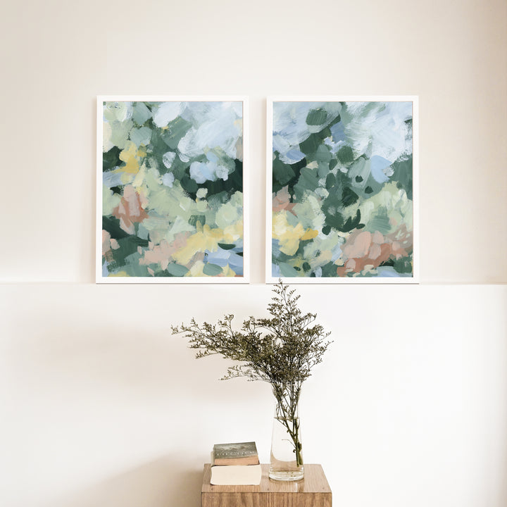 Floral Echoes Diptych - Set of 2 - Jetty Home