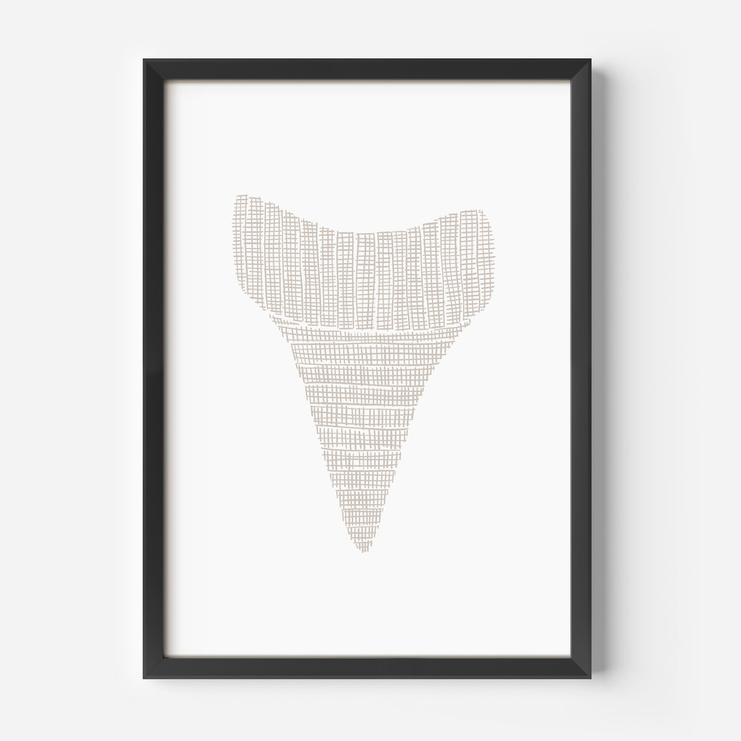 Woven Shark Tooth Illustration, No. 3