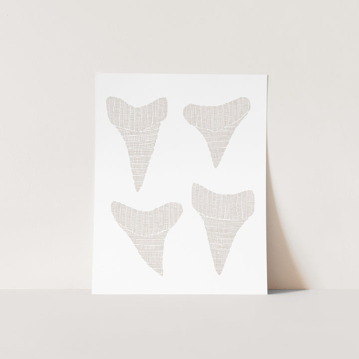 Woven Shark Teeth Illustration