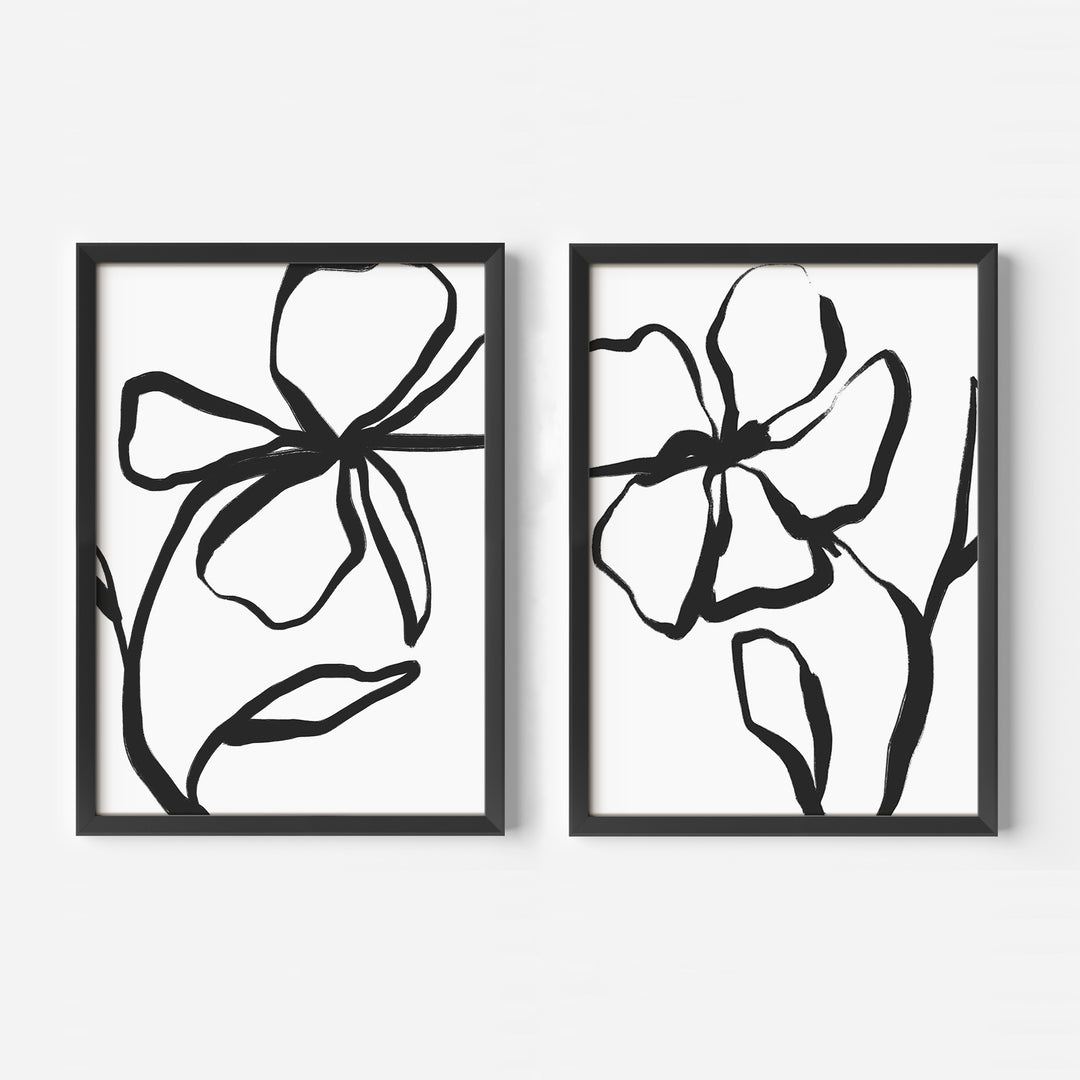 Floral Meeting - Set of 2