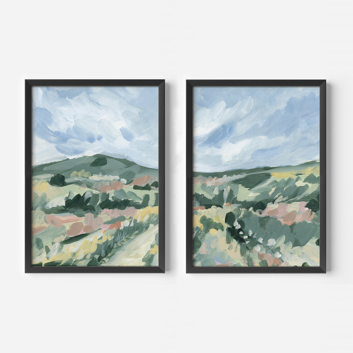 Fields in Motion Diptych - Set of 2 - Jetty Home