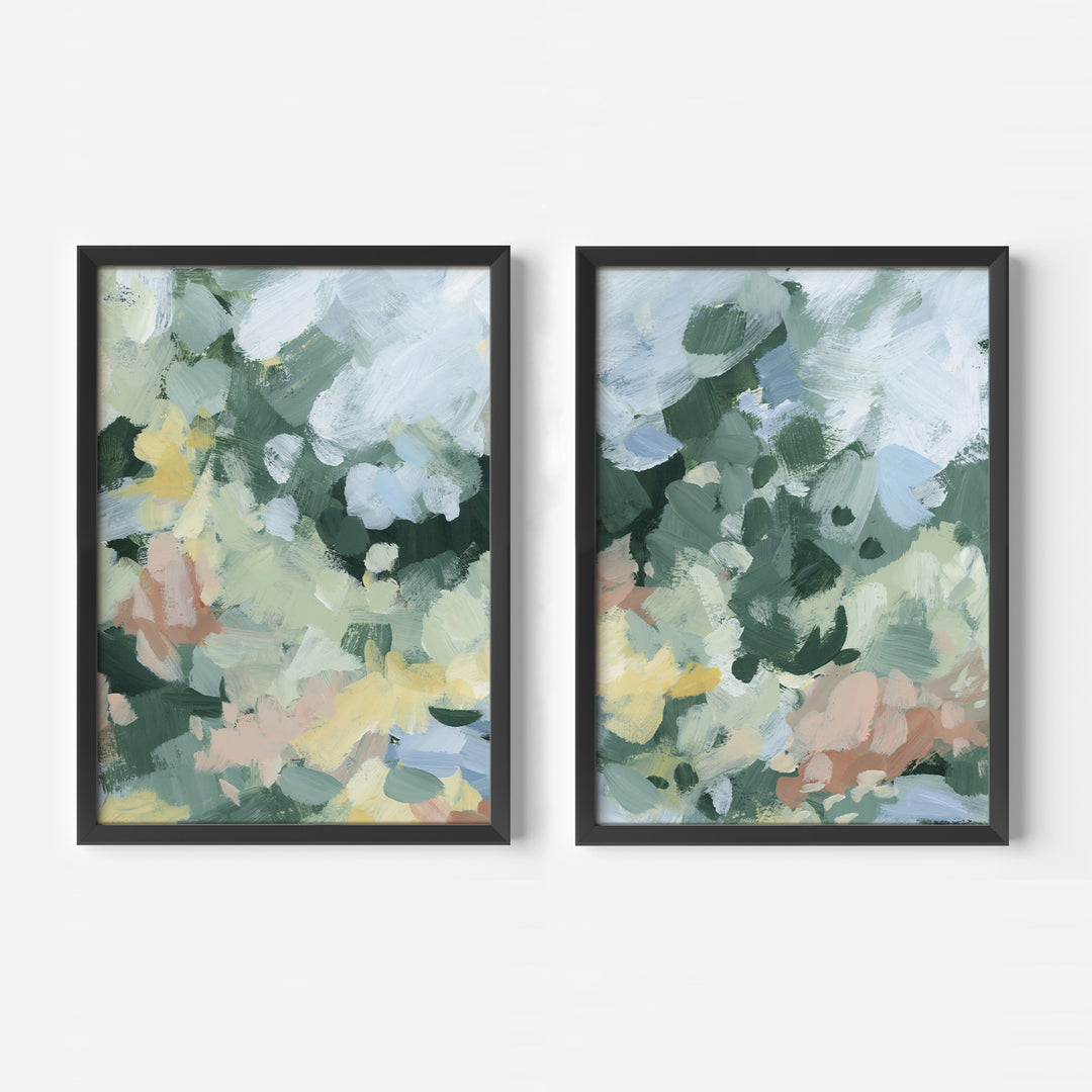 Floral Echoes Diptych - Set of 2 - Jetty Home