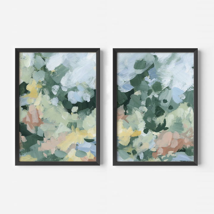 Floral Echoes Diptych - Set of 2 - Jetty Home