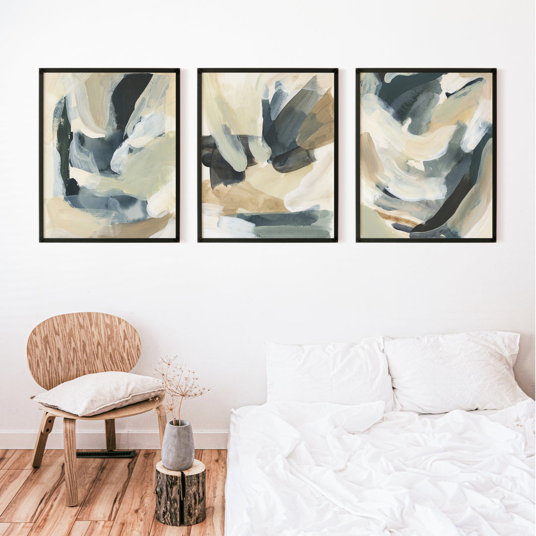 Modern Abstract Flow - Set of 3