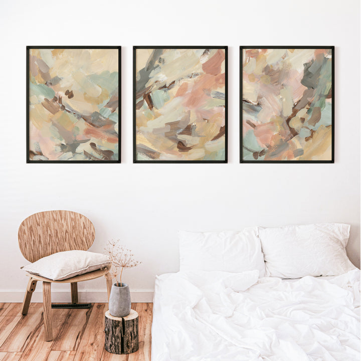 Sunbaked Mesa Triptych - Set of 3
