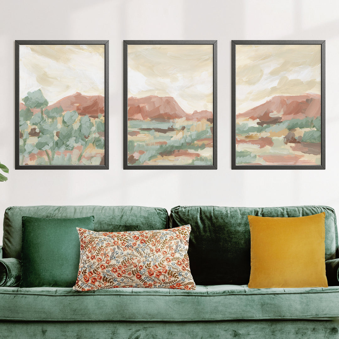 Under the Western Sky Triptych - Set of 3 - Jetty Home