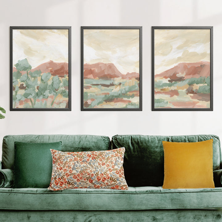 Under the Western Sky Triptych - Set of 3 - Jetty Home