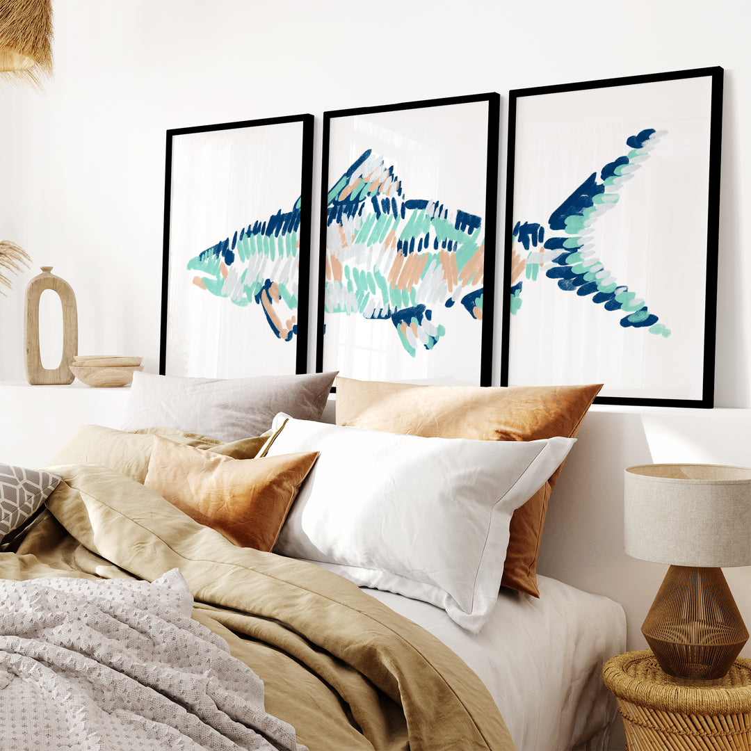 The Bonefish Triptych - Set of 3