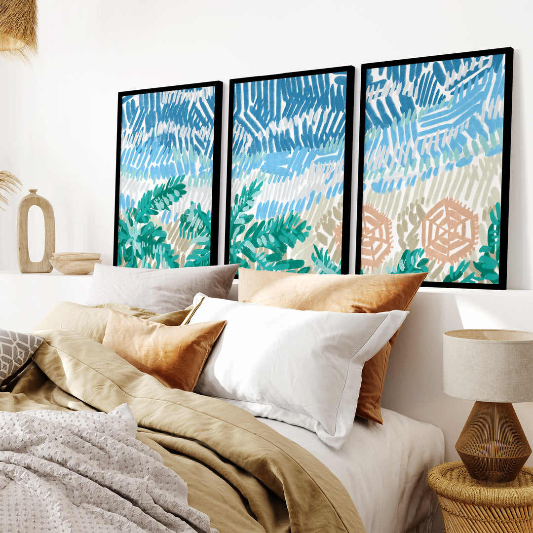 Between Tidelines Triptych - Set of 3