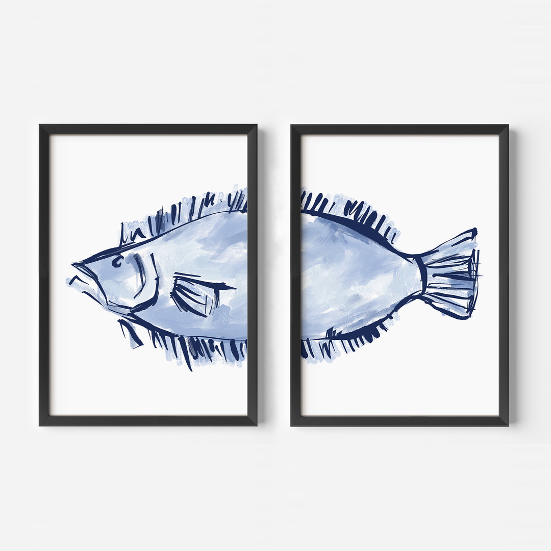 Fluke Study Diptych - Set of 2 - Jetty Home