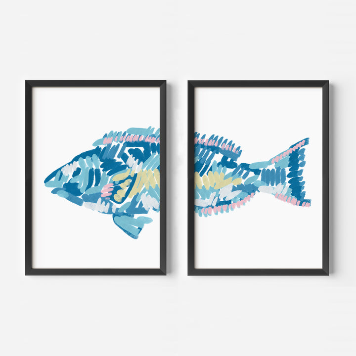 The Parrotfish Diptych - Set of 2