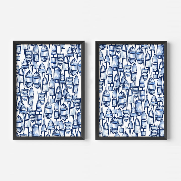 By the Buoys Diptych - Set of 2 - Jetty Home