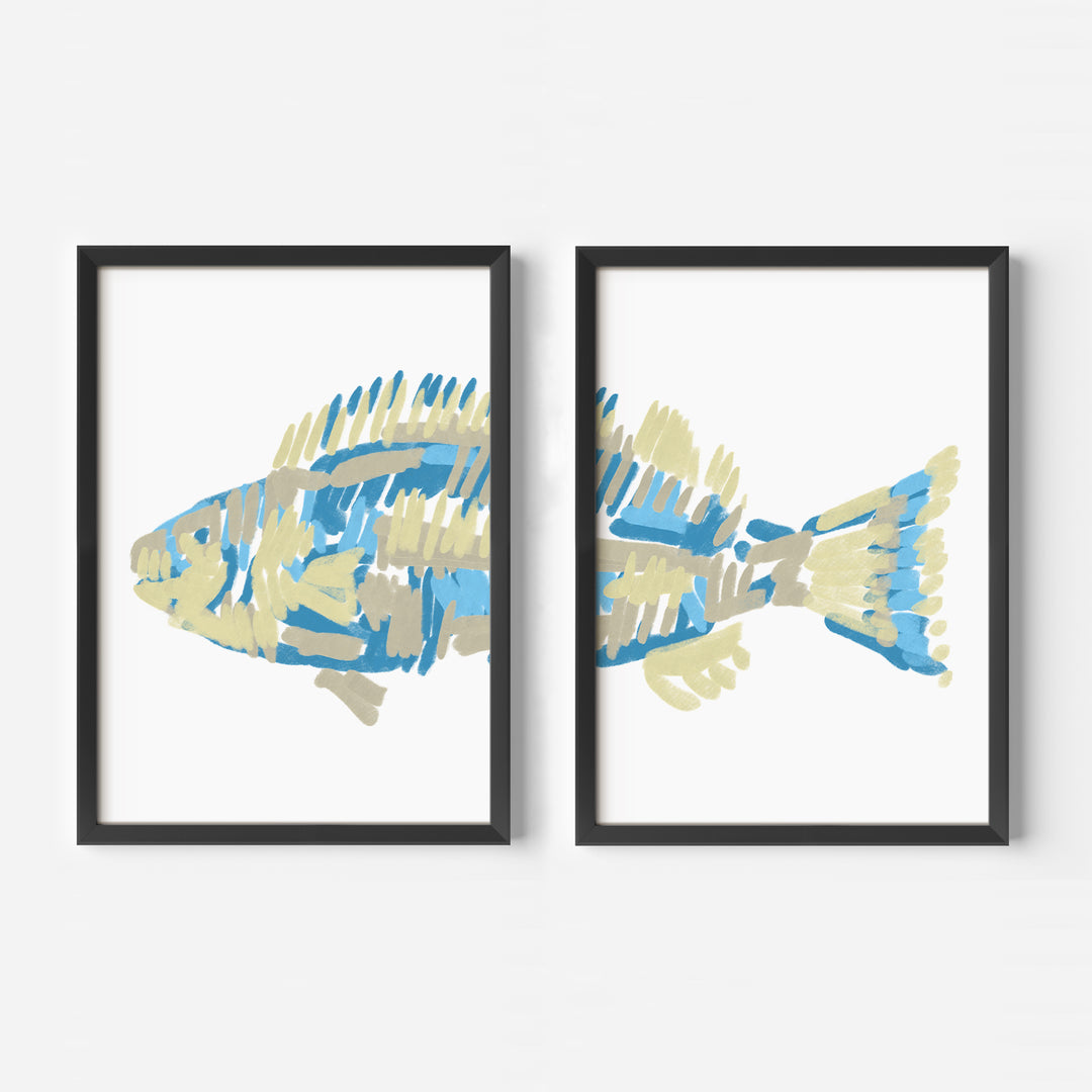 The Grouper Diptych - Set of 2