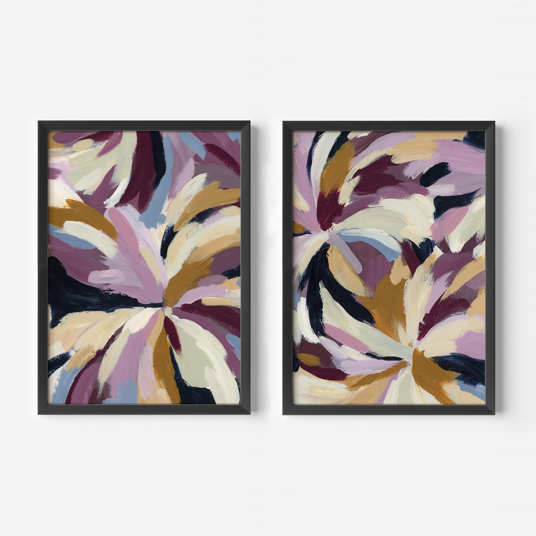 Blurred Petals Diptych - Set of 2 - Jetty Home