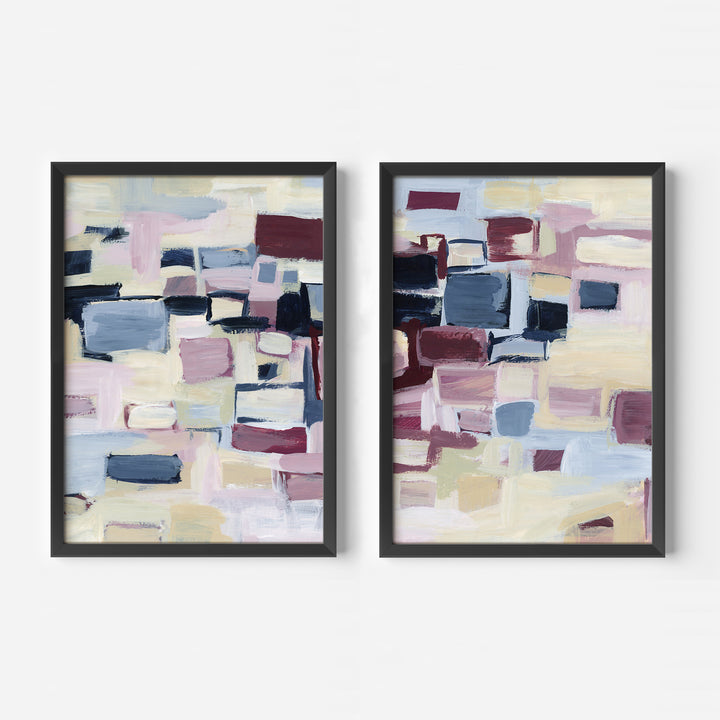 Gentle Shift Diptych - Set of 2 - Jetty Home
