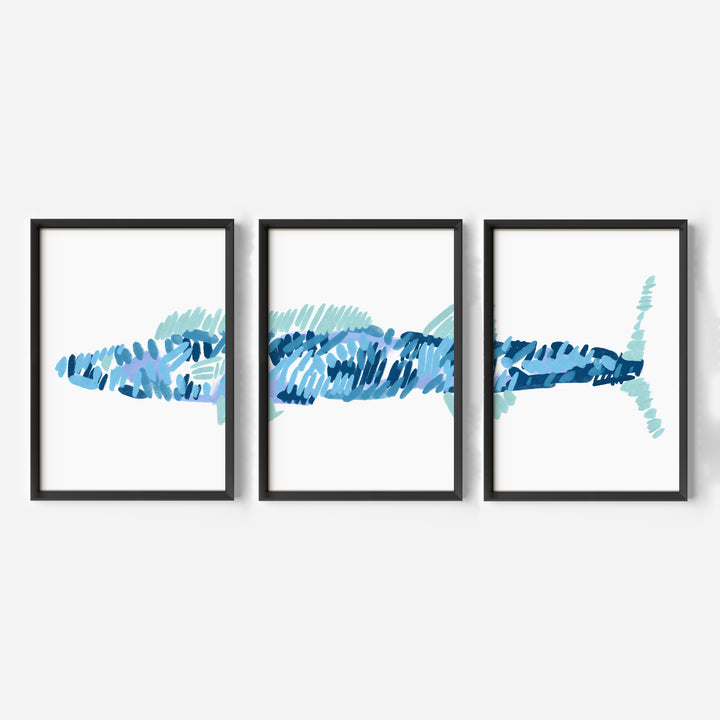 The Wahoo Triptych - Set of 3