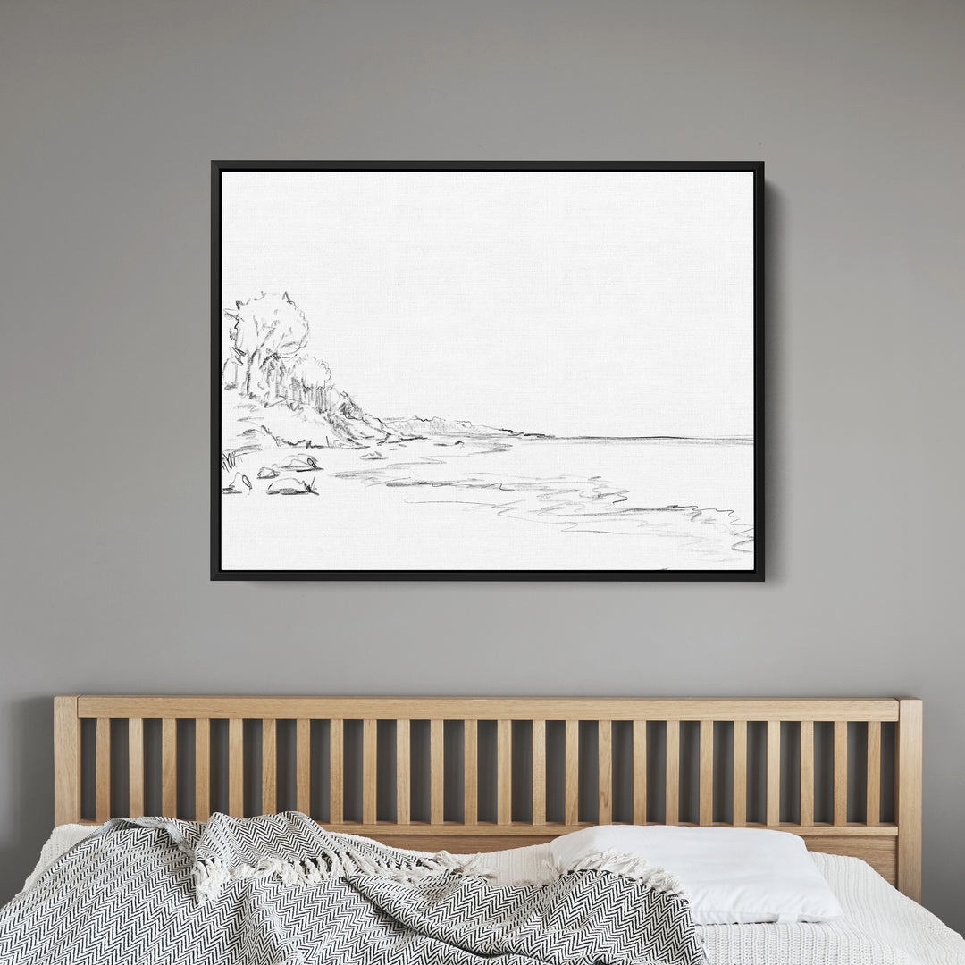 Minimalist Coastline Illustration, No. 1