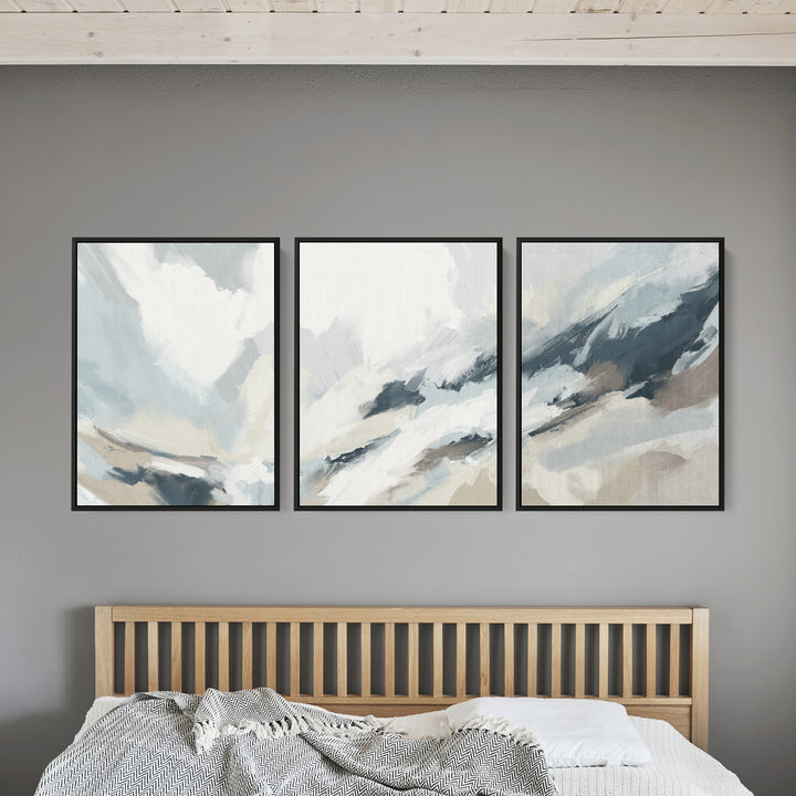 Wave Churn Triptych - Set of 3