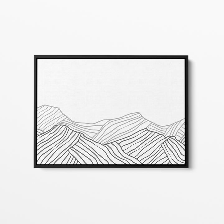 Minimalist Mountainscape