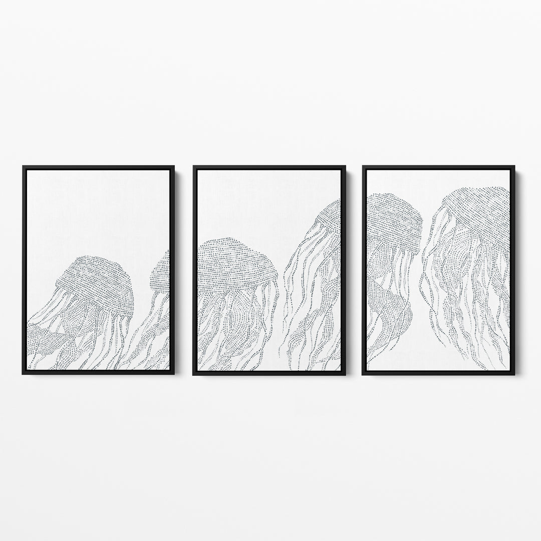 Modern Jellyfish Illustration - Set of 3