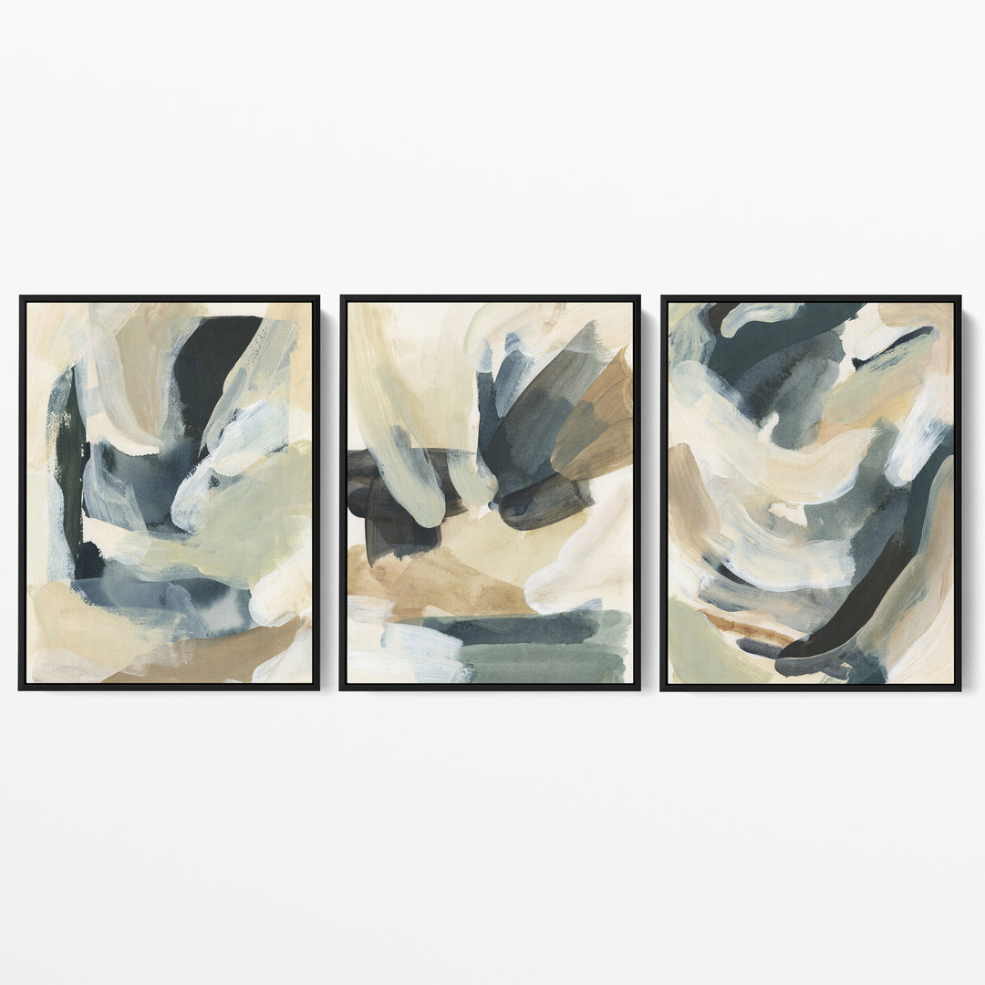 Modern Abstract Flow - Set of 3