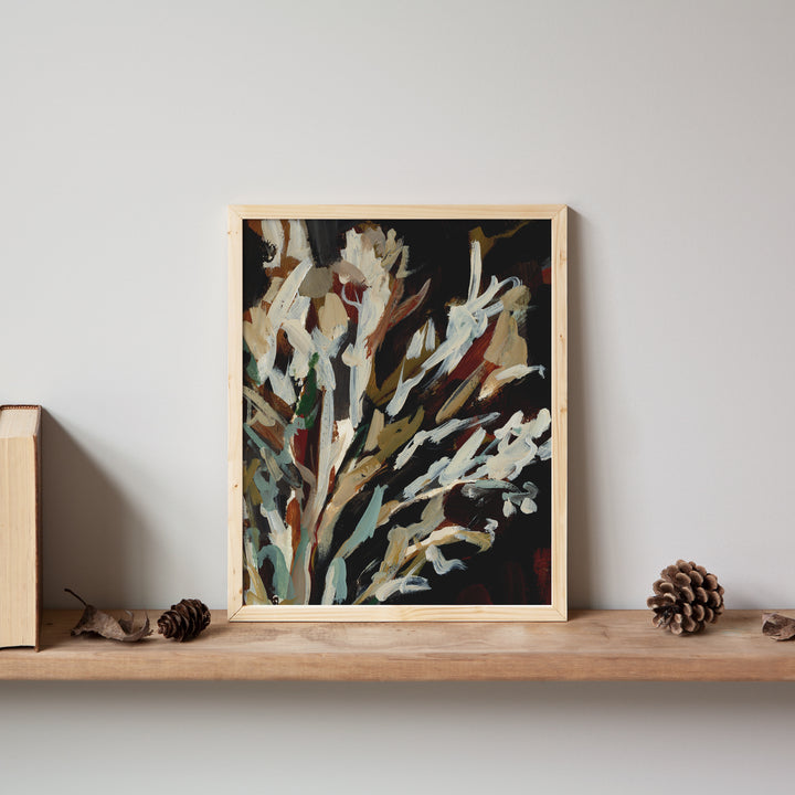 Dark & Wild Winter Florals  - Art Print or Canvas - Jetty Home