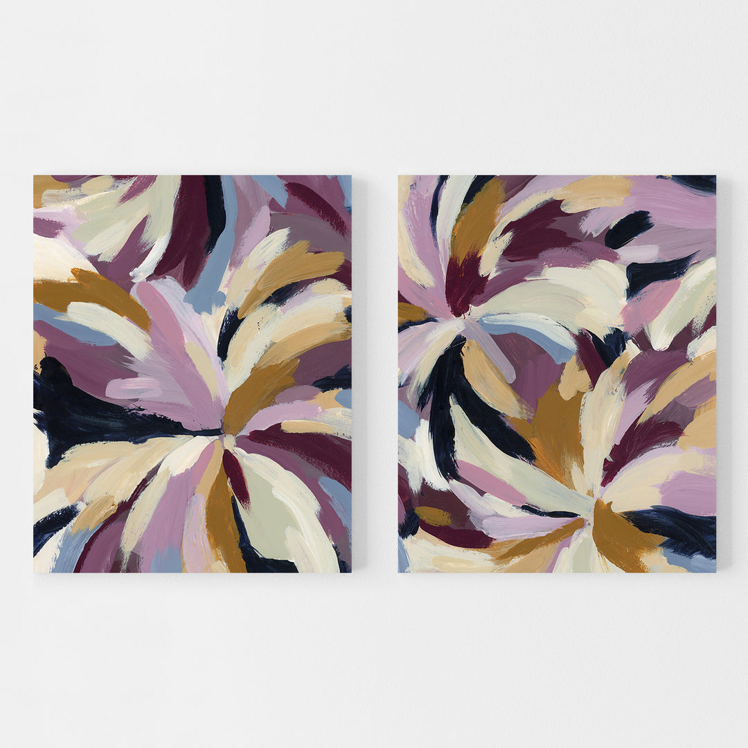 Blurred Petals Diptych - Set of 2 - Jetty Home