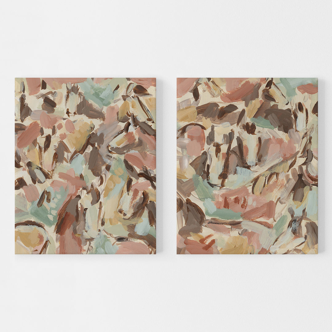 Among the Herd Diptych - Set of 2 - Jetty Home