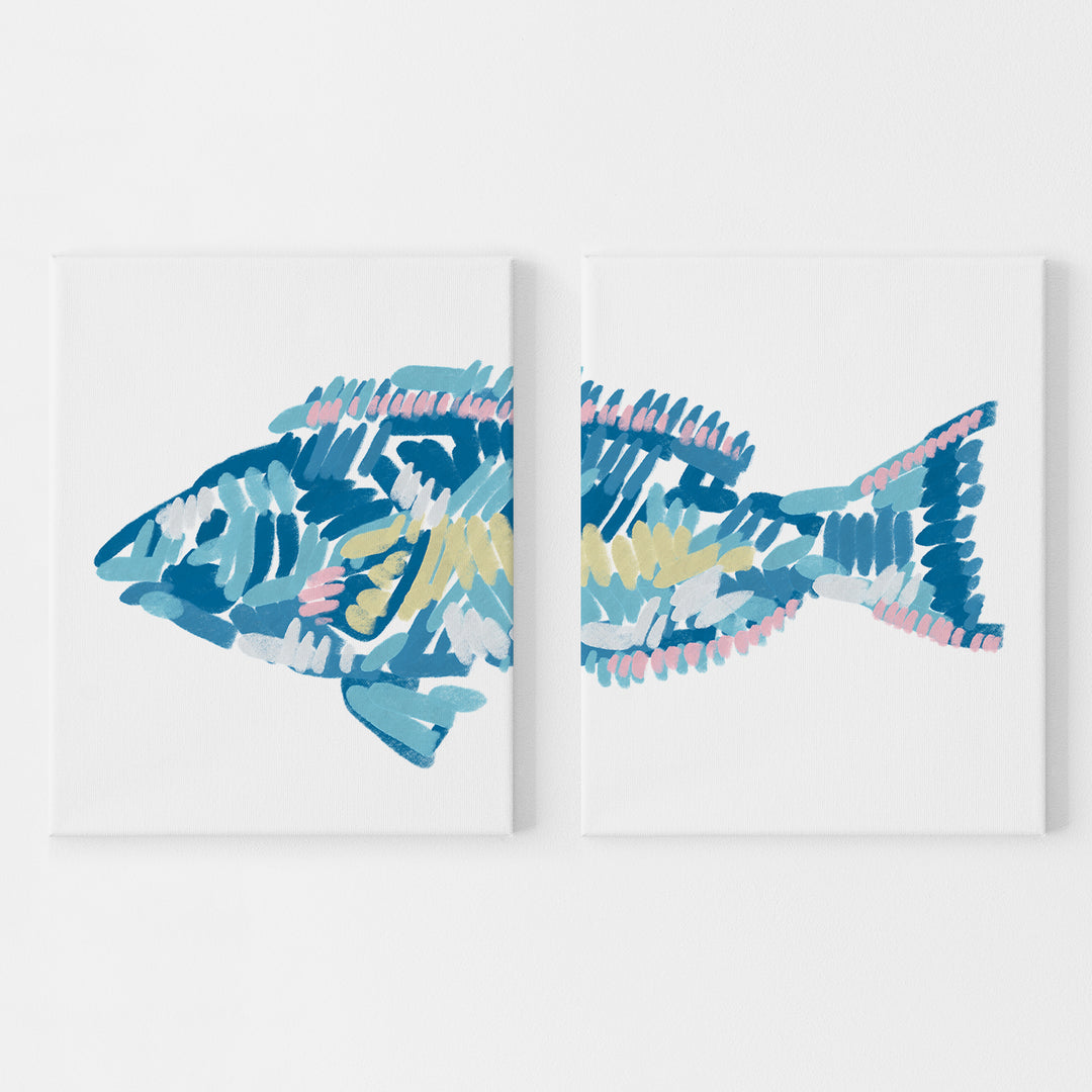 The Parrotfish Diptych - Set of 2