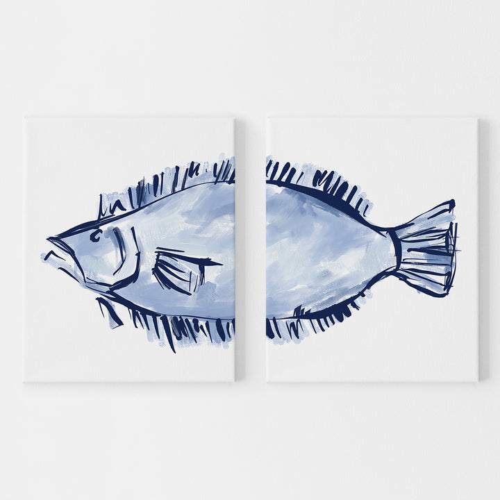 Fluke Study Diptych - Set of 2 - Jetty Home