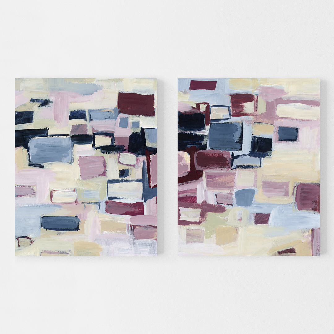 Gentle Shift Diptych - Set of 2 - Jetty Home