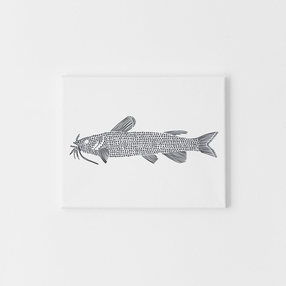 Catfish in Circles - Art Print or Canvas - Jetty Home