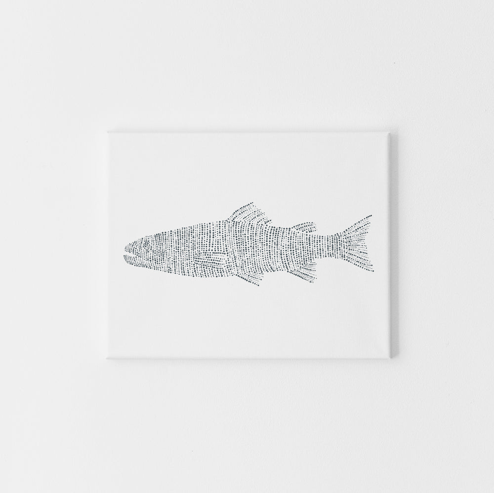 Trout Fish Study  - Art Print or Canvas - Jetty Home