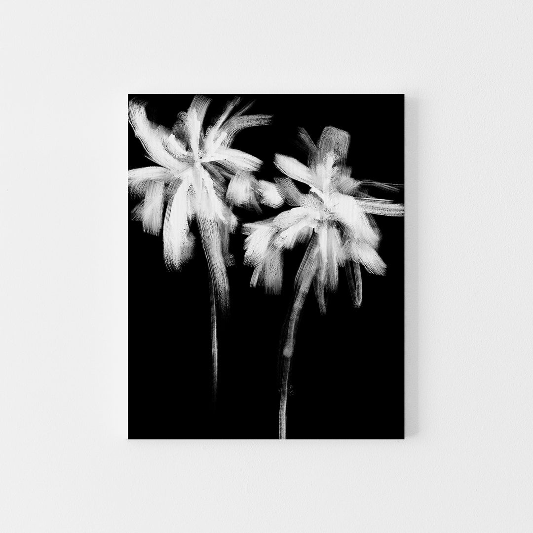 Black & White Palm Gathering, No. 1 - Art Print or Canvas - Jetty Home