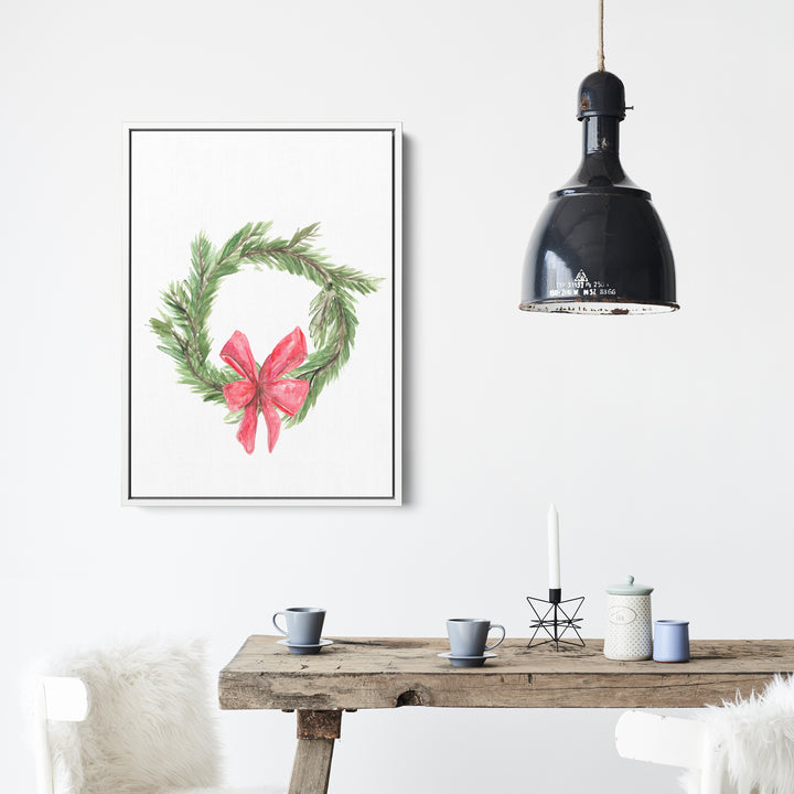 Watercolor Christmas Wreath - Jetty Home